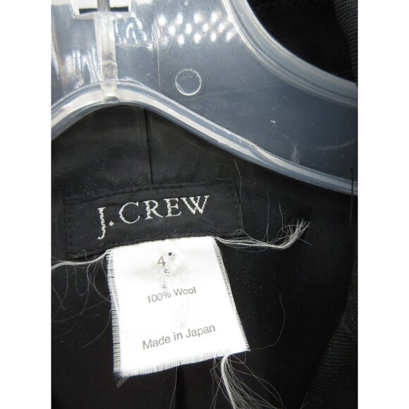 VTG J Crew Blazer 4 Wool Jacket Coat Button Up Career Office Japan - Picture 8 of 9